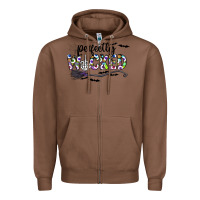 Chestnut Perfectly Wicked Zipper Hoodie - CowhideDigitalArt