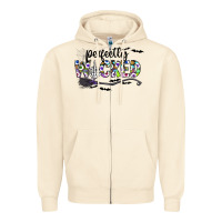Sandshell Perfectly Wicked Zipper Hoodie - CowhideDigitalArt