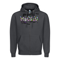 Smoke Perfectly Wicked Zipper Hoodie - CowhideDigitalArt