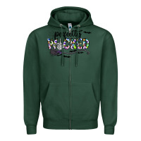 Sports Green Perfectly Wicked Zipper Hoodie - CowhideDigitalArt