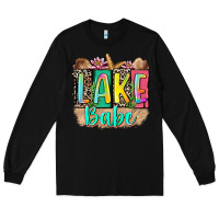 Black lake babe Long Sleeve Tee - Zillion Design Studio