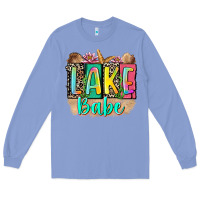 Colony Blue lake babe Long Sleeve Tee - Zillion Design Studio