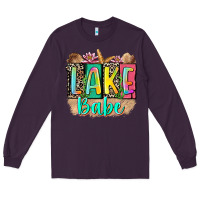 Plum lake babe Long Sleeve Tee - Zillion Design Studio