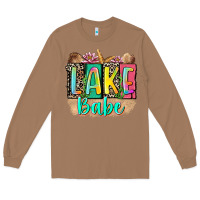 Toasted Coconut lake babe Long Sleeve Tee - Zillion Design Studio