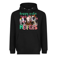 Black happy easter heifers Heavyweight Hoodie - Jasminsmagicworld
