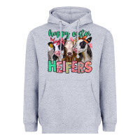Heather Grey happy easter heifers Heavyweight Hoodie - Jasminsmagicworld