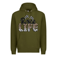 Army Green race life Premium Hoodie - MaliasSmallBusiness