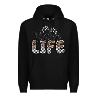 Black race life Premium Hoodie - MaliasSmallBusiness