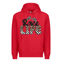 Red race life Premium Hoodie - MaliasSmallBusiness
