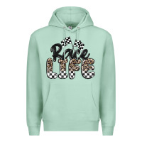 Seafoam race life Premium Hoodie - MaliasSmallBusiness