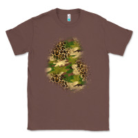 Chestnut camouflage and leopard patch  1 Classic Tee - BundleAndBundleShop