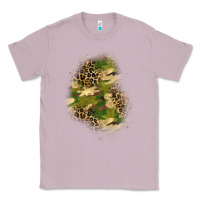Lilac camouflage and leopard patch  1 Classic Tee - BundleAndBundleShop