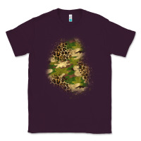 Plum camouflage and leopard patch  1 Classic Tee - BundleAndBundleShop