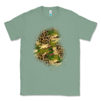 Sage camouflage and leopard patch  1 Classic Tee - BundleAndBundleShop