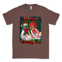 Chestnut christmas roosters with background Classic Tee - RanaPortraitStore