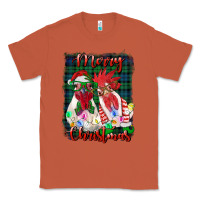 Copper christmas roosters with background Classic Tee - RanaPortraitStore