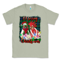 Matcha christmas roosters with background Classic Tee - RanaPortraitStore