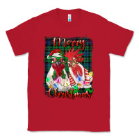 Red christmas roosters with background Classic Tee - RanaPortraitStore