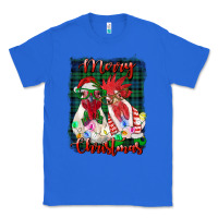 True Royal christmas roosters with background Classic Tee - RanaPortraitStore