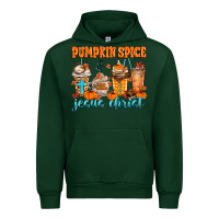 Forest Green pumpkin spice jesus christ Urban Hoodie - MaliasSmallBusiness