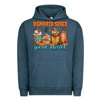 Pigment Midnight Navy pumpkin spice jesus christ Urban Hoodie - MaliasSmallBusiness