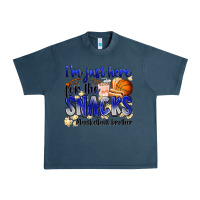 Midnight Navy i'm just here for the snacks #basketball brother Urban Heavy Tee - Zillion Design Studio