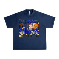Navy i'm just here for the snacks #basketball brother Urban Heavy Tee - Zillion Design Studio