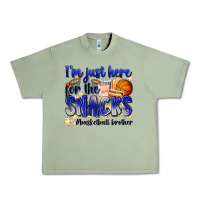 Oil Green i'm just here for the snacks #basketball brother Urban Heavy Tee - Zillion Design Studio