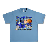 Pebble Blue i'm just here for the snacks #basketball brother Urban Heavy Tee - Zillion Design Studio