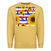 Antique Gold patriotic sunflowers Premium Sweatshirt - BundleAndBundleShop
