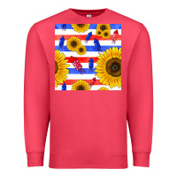 Cardinal patriotic sunflowers Premium Sweatshirt - BundleAndBundleShop