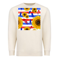 Sandshell patriotic sunflowers Premium Sweatshirt - BundleAndBundleShop