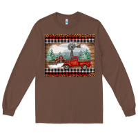 Chestnut Christmas farm and truck Long Sleeve Tee - RanaPortraitStore
