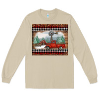 Christmas Farm And Truck Long Sleeve Tee | Teevron