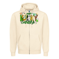 Sandshell st patricks day one lucky nurse Zipper Hoodie - Neo Western