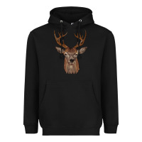 Black deer Heavyweight Hoodie - JahusDesignShop