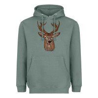 Sage deer Heavyweight Hoodie - JahusDesignShop