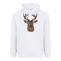 White deer Heavyweight Hoodie - JahusDesignShop