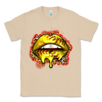 Mushroom softball lips Classic Tee - Zillion Design Studio