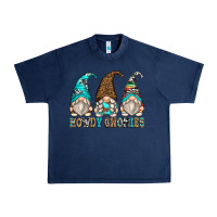 Navy howdy gnomies Urban Heavy Tee - Zillion Design Studio