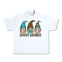 White howdy gnomies Urban Heavy Tee - Zillion Design Studio