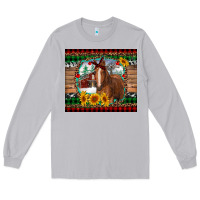 Moon Dust christmas farm and horse Long Sleeve Tee - RanaPortraitStore