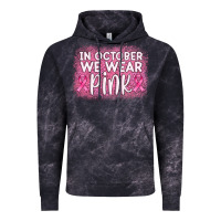In October We Wear Pink Leopard Glitter Vintage Hoodie | Teevron