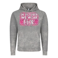Cloud Rock in october we wear pink leopard glitter Vintage Hoodie - AdoDesignShop