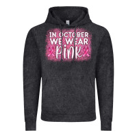 Vintage Black in october we wear pink leopard glitter Vintage Hoodie - AdoDesignShop