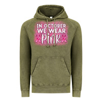 Vintage Olive in october we wear pink leopard glitter Vintage Hoodie - AdoDesignShop