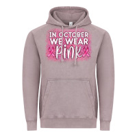 Vintage Zinc in october we wear pink leopard glitter Vintage Hoodie - AdoDesignShop