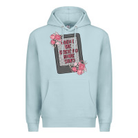 Blue Mist when i die delete my kindle history Premium Hoodie - MaliasSmallBusiness