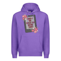 Purple when i die delete my kindle history Premium Hoodie - MaliasSmallBusiness