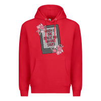 Red when i die delete my kindle history Premium Hoodie - MaliasSmallBusiness
